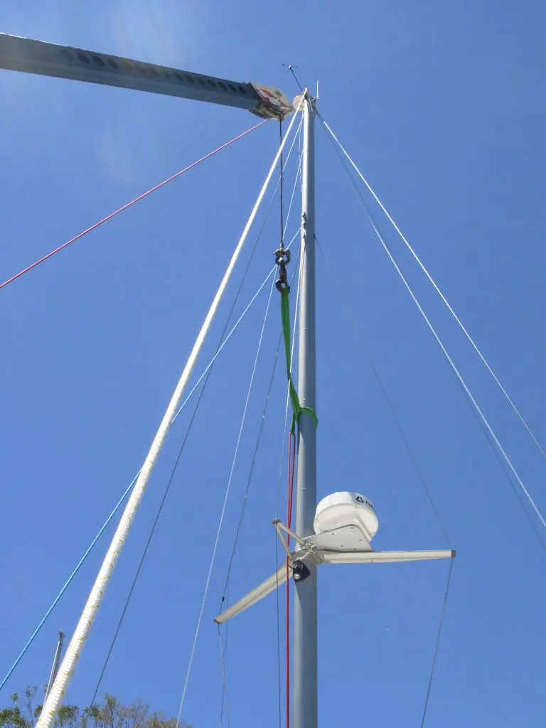sailboat mast build